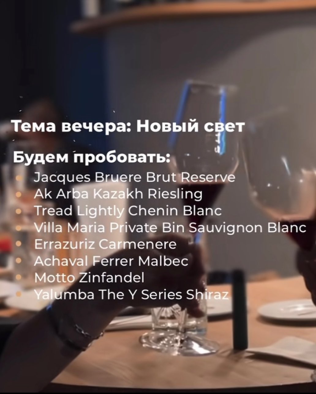 Винный вечер «Вина Нового Света» (4/5)